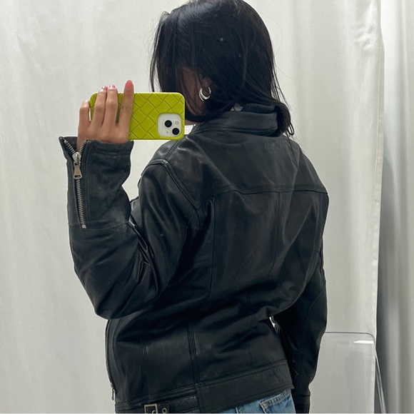 vintage men’s D&G motorcycle leather jacket - Picture 6 of 6